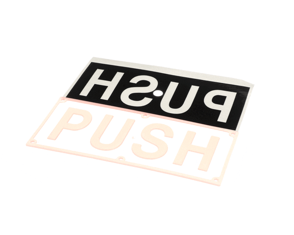 Kason 91229000161 Glow Push Panel W/Label (KAS91229000161) Each
