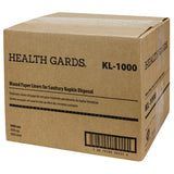Hospeco® Health Gards® Menstrual Care Receptacle Liners, Brown, 7.5x10.5x3, 1000/Case (HOSKL1000) Case of 1000