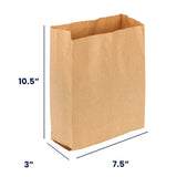 Hospeco® Health Gards® Menstrual Care Receptacle Liners, Brown, 7.5x10.5x3, 500/Case (HOSKL) Case of 500