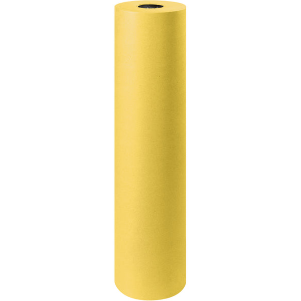 36" - 50 lb. Yellow Kraft Paper Rolls, Roll Of 1 Roll Of 1