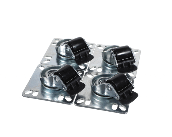 Krowne 28-109S Ultra-Low Profile 1" Plate Caster (KRW28-109S) Each