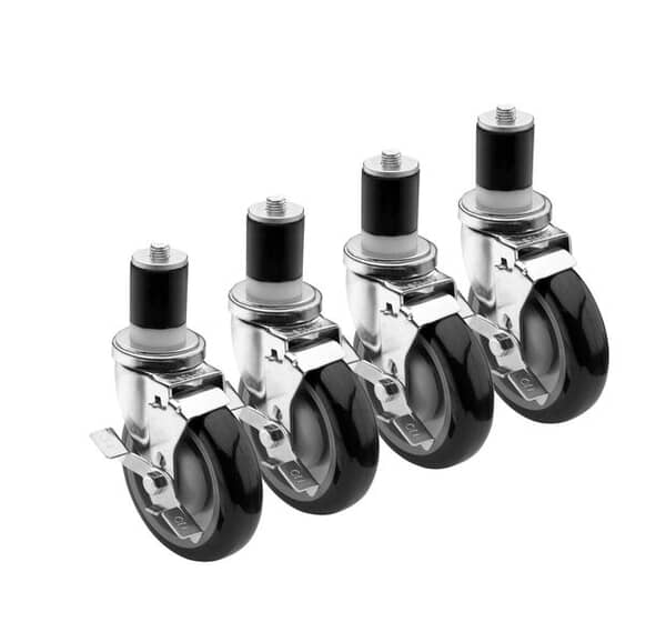 Krowne 28-124S Set Of 1-1/2" Stem Caster With 5" Lockin (KRW28-124S) Each