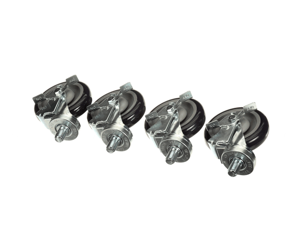 Krowne 28-146S Threaded Stem Caster, Swivel With Brake (KRW28-146S) Each