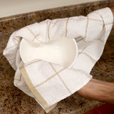 Hospeco® Cooks Linen Kitchen Towel 15x25 Tan, 12/Pack (HOSKT-TAN) Pack of 12