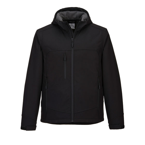 Portwest® KX3 Hooded Softshell (3L), Black, Size L (KX362BKRL) Each