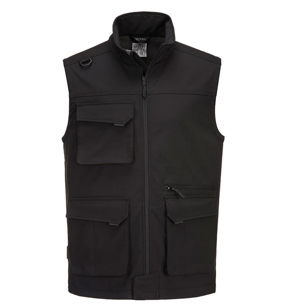 Portwest® KX3 Softshell Bodywarmer (3L), Black, Size XXL (KX363BKRXXL) Each
