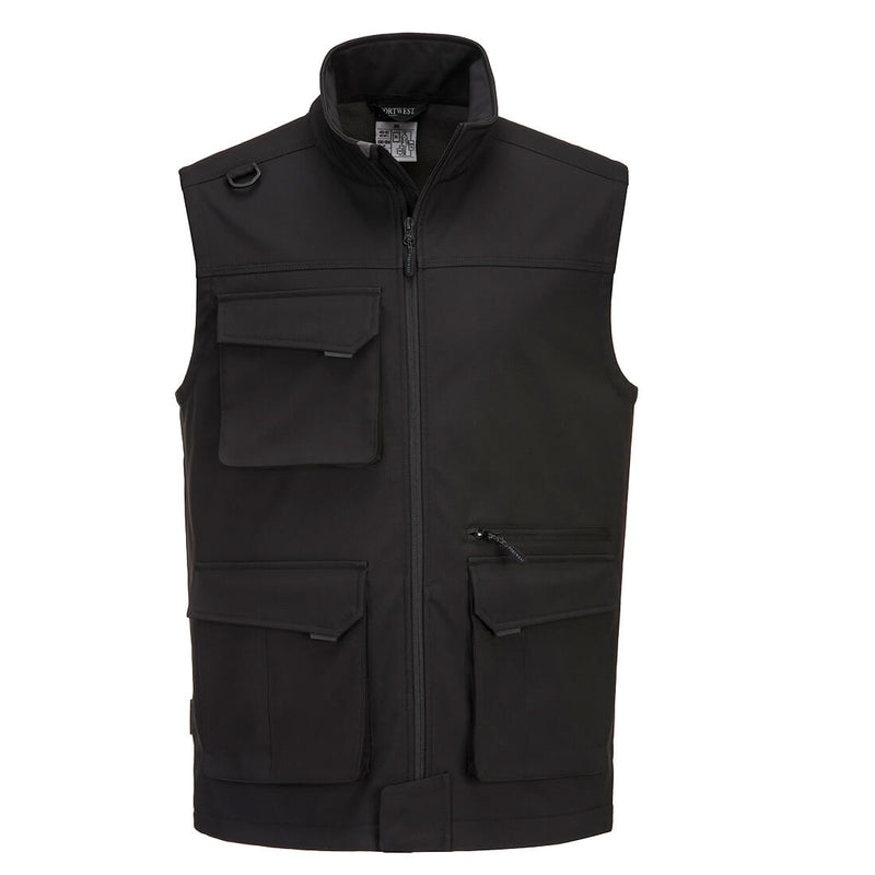 Portwest® KX3 Softshell Bodywarmer (3L), Black, Size M (KX363BKRM) Each