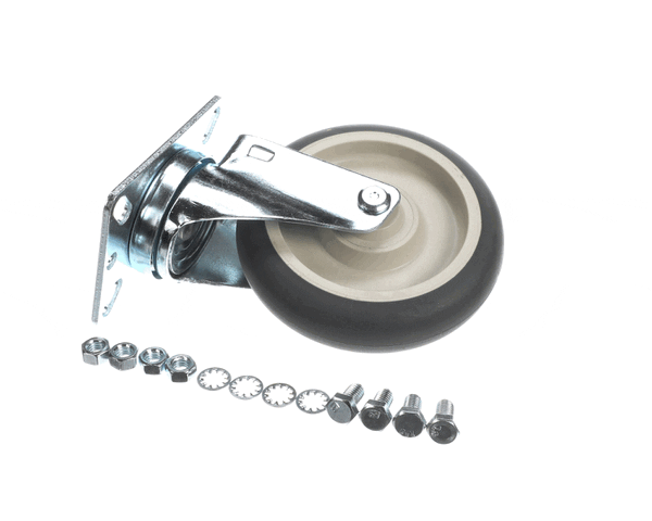 Lakeside 09055 Rep Caster- 5" Grey Dnt Swivel 5" Tp (LAK09055) Each