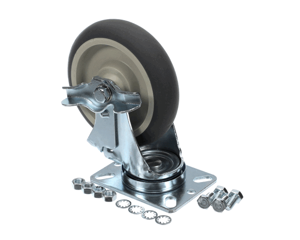 Lakeside 09056 Rep Caster-5"Grey Dnt Swivel/Brake (LAK09056) Each