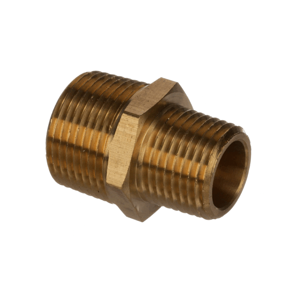Lancer 112Rjf Brass Hex Nipple 3/4 Mpt X 1/2 (LAN112RJF) Each