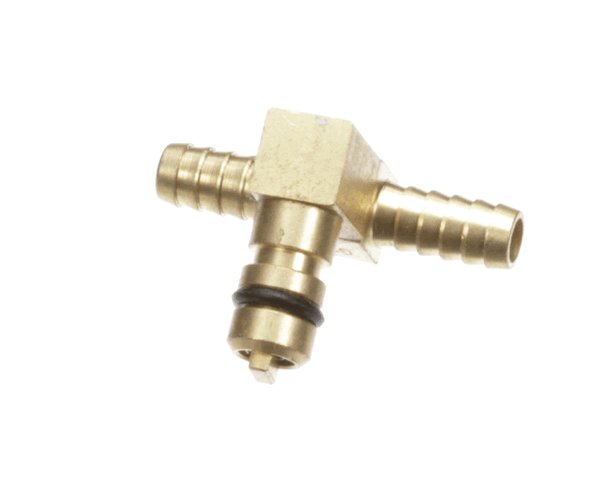 Lancer 1522-000 Flojet Brass 1/4 Barb Offset T (LAN1522-000) Each