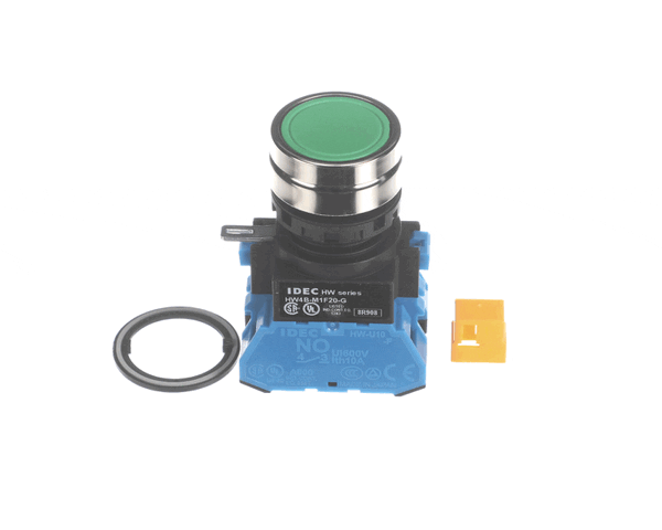 Lance Pbhw4B-M1F20-G Green Push Button For Motor (LCEPBHW4B-M1F20-G) Each