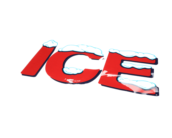 Leer 1070074 Decal Ice, Red With Snow Cap ( (LEER1070074) Each