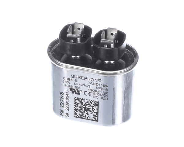 Lennox 22W78 5Mfd Capacitor 370V, Oval (LEN22W78) Each