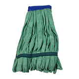 Impact® Microfiber Tube Mop Head w/ Canvas Headband, 14 oz, Green, 12/Case (IMPLF0005) Case of 12