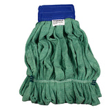 Impact® Microfiber Tube Mop Head w/ Canvas Headband, 14 oz, Green, 12/Case (IMPLF0005) Case of 12