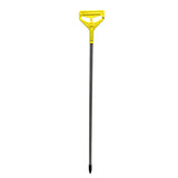 Impact® Quick Change Side Gate Mop Handle, 54 Inch, Fiberglass, Yellow/Gray, 12/Case (IMPLFIN54) Case of 12