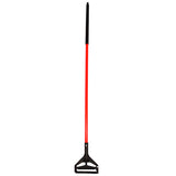 Impact® Quick Change Side Gate Mop, 60 Inch, Vinyl Coated Metal, Red/Black, 12/Case (IMPLFQCRD) Case of 12