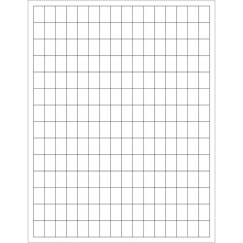 1/2 x 3/4" White Rectangle Laser Labels (LL101) Case Of 22400