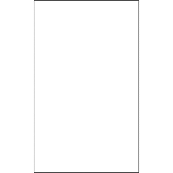 8 1/2 x 14" White Rectangle Laser Labels, Case Of 100 Case Of 100