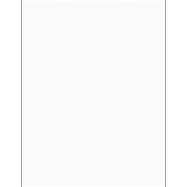 8 1/2 x 11" Clear Rectangle Laser Labels, Case Of 100 Case Of 100