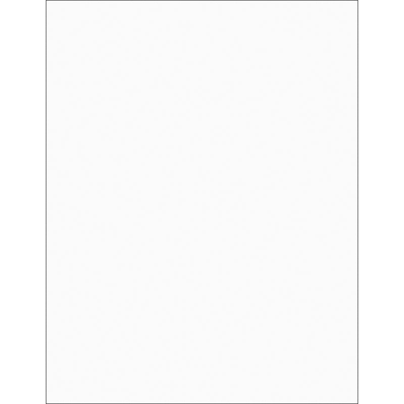 8 1/2 x 11" Clear Rectangle Laser Labels, Case Of 100 Case Of 100