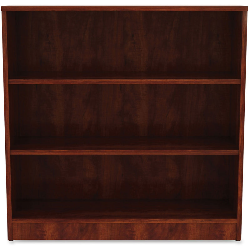 Lorell 3-Shelf Bookcase, 36" x 12" x 36", Cherry (LLR99782) Each