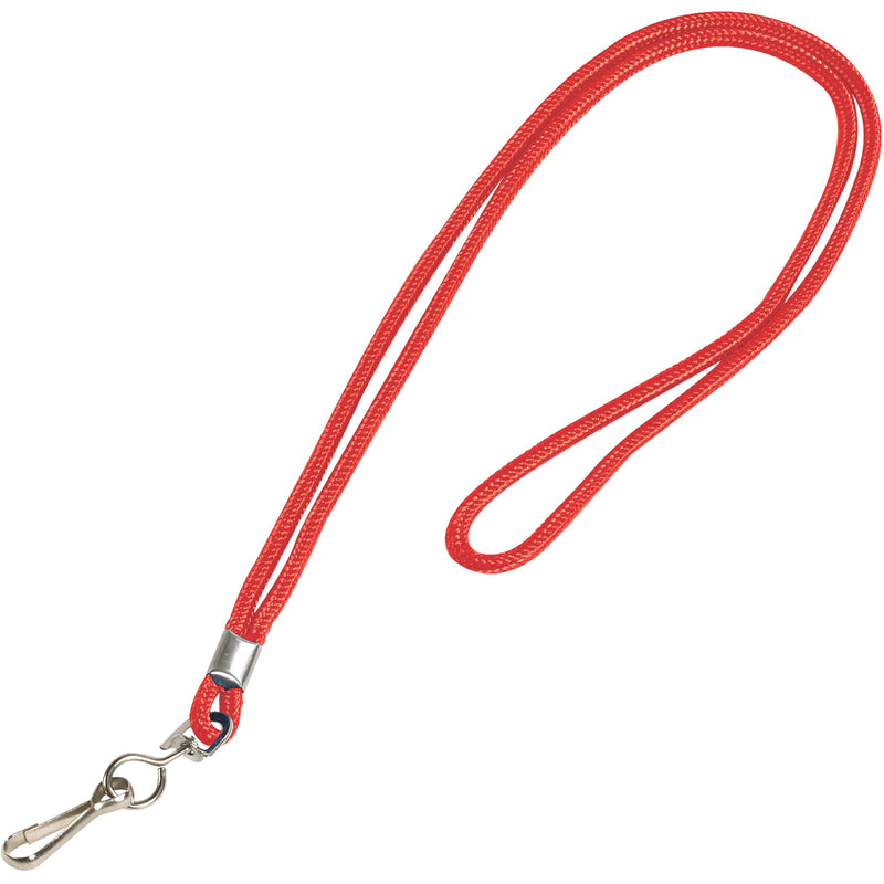 Standard Red Lanyard with Hook, Case Of 24 Case Of 24