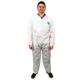 Safety Zone® ProMax® Coveralls w/ Zip Front, Open Wrists & Ankles, White, 25/Case, 4XL (SZNM1012-4X) Case of 25