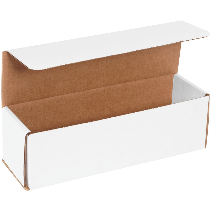 10 x 3 x 3" White Corrugated Mailers (M1033) Bundle Of 50
