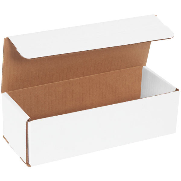 10 x 4 x 3" White Corrugated Mailers (M1043) Bundle Of 50