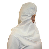 Safety Zone® ProMax® Microporous Spunbond Polypropylene Hood & Face Cover, One Size, 100/Case, White (SZNM1050) Case of 100