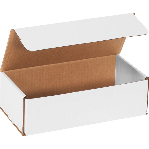10 x 5 x 3" White Corrugated Mailers (M1053) Bundle Of 50