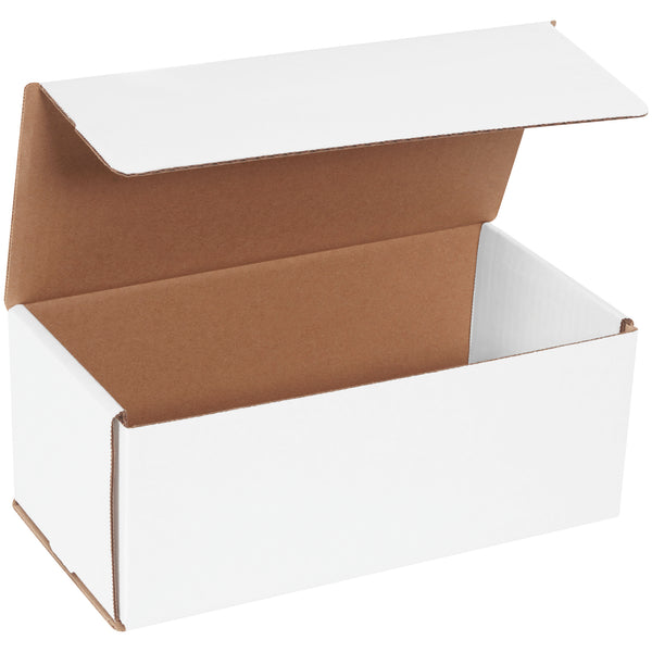 10 x 5 x 4" White Corrugated Mailers (M1054) Bundle Of 50