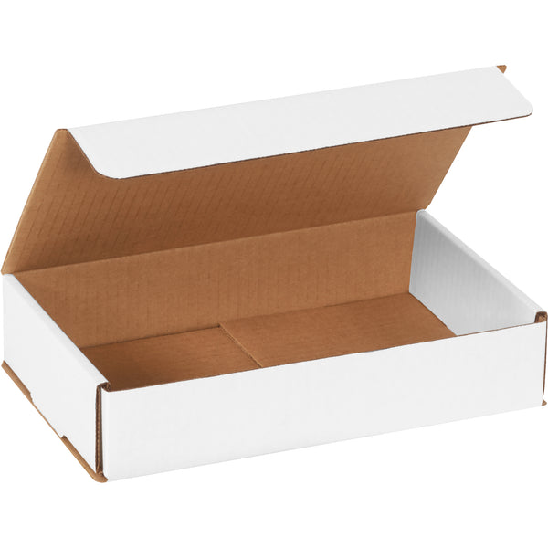 10 x 6 x 2" White Corrugated Mailers (M1062) Bundle Of 50
