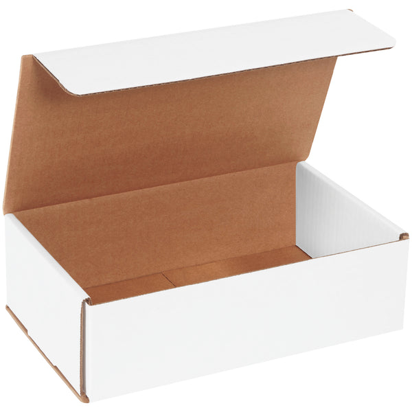 10 x 6 x 3" White Corrugated Mailers (M1063) Bundle Of 50
