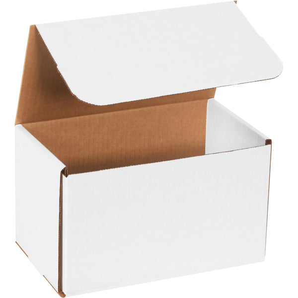 10 x 6 x 5" White Corrugated Mailers (M1065) Bundle Of 50