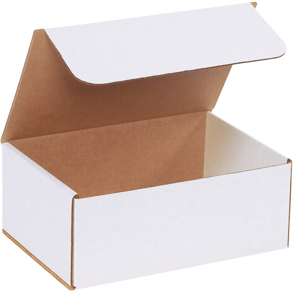 10 x 7 x 4" White Corrugated Mailers (M1074) Bundle Of 50