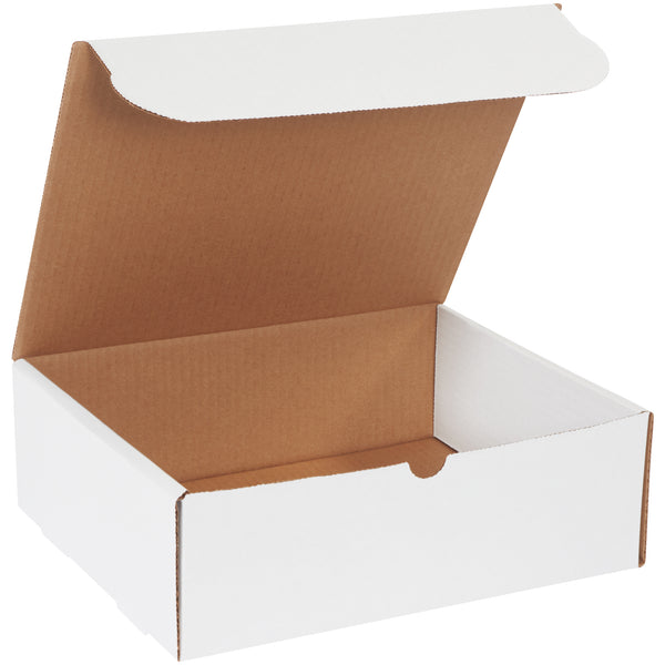 11 3/4 x 10 3/4 x 4" White Literature Mailers (M11104) Bundle Of 50