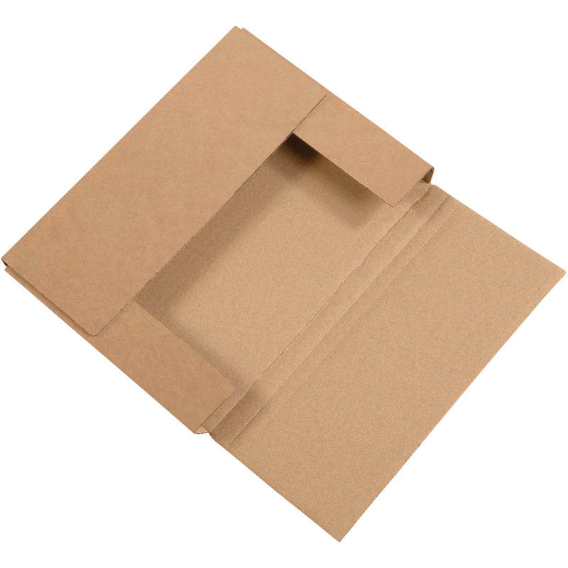 11 1/8 x 8 5/8 x 1" Kraft Easy-Fold Mailers, Bundle Of 50 Bundle Of 50