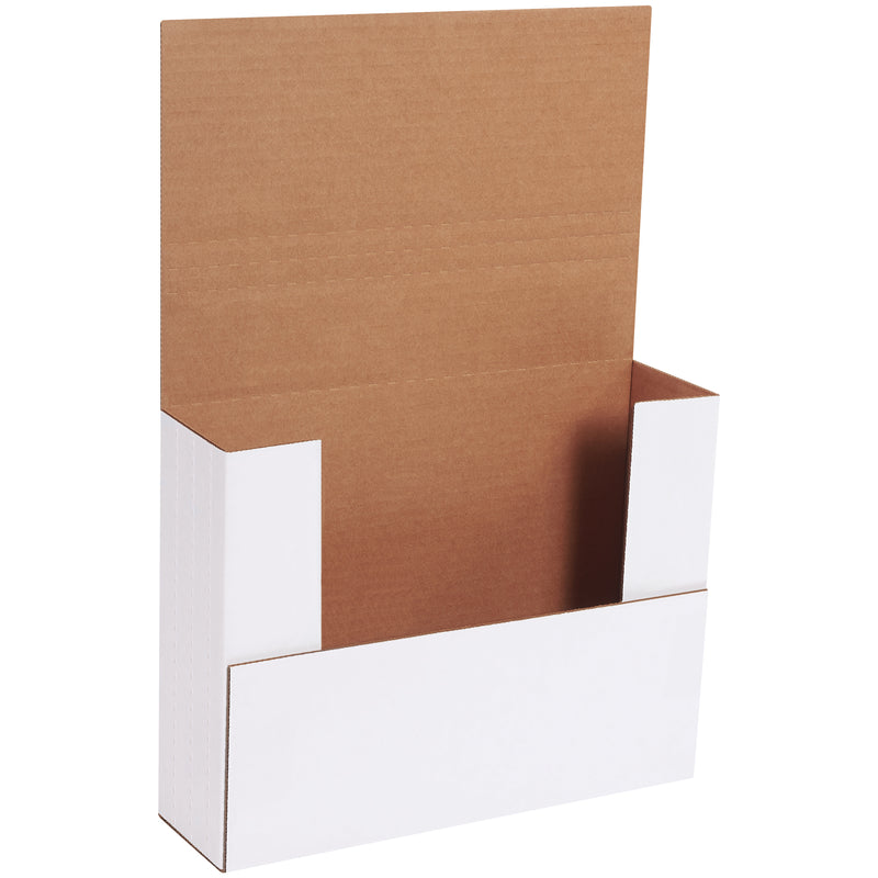 11 x 8 1/2 x 3" White Easy-Fold Mailers (M1183BF) Bundle Of 50