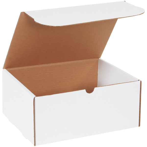 11 1/8 x 8 3/4 x 5" White Literature Mailers (M1185) Bundle Of 50