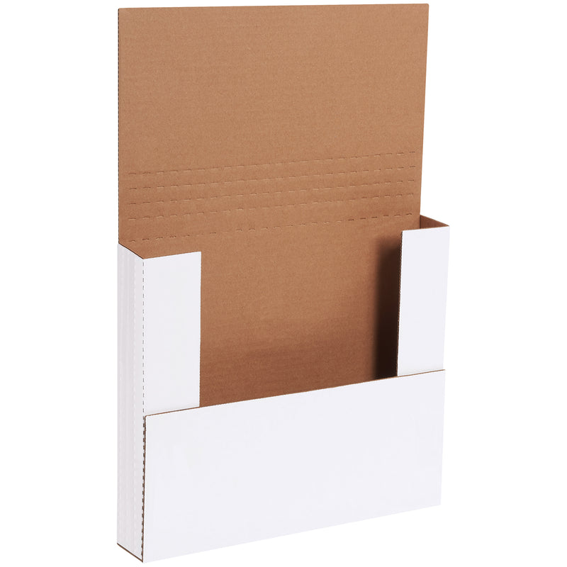 12 x 10 1/2 x 2" White Easy-Fold Mailers, Bundle Of 50 Bundle Of 50