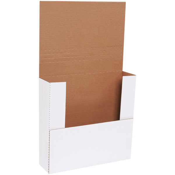 12 x 11 1/2 x 3" White Easy-Fold Mailers, Bundle Of 50 Bundle Of 50