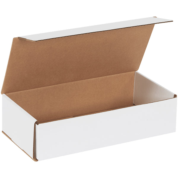 12 x 6 x 3" White Corrugated Mailers (M1263) Bundle Of 50