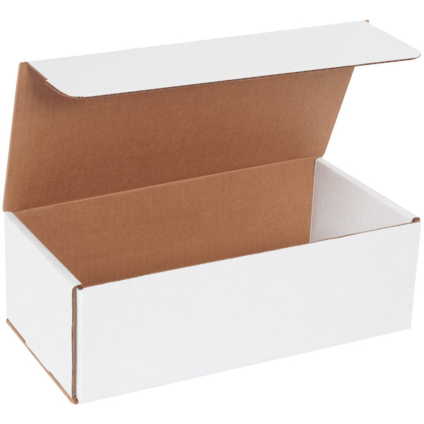 12 x 6 x 4" White Corrugated Mailers (M1264) Bundle Of 50