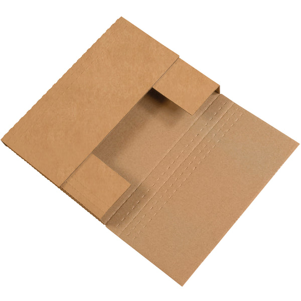 12 x 9 x 3" Kraft Easy-Fold Mailers, Bundle Of 50 Bundle Of 50