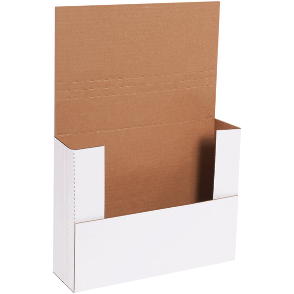 12 x 9 x 3" White Easy-Fold Mailers, Bundle Of 50 Bundle Of 50