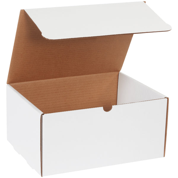 12 1/8 x 9 1/4 x 6" White Literature Mailers (M1296) Bundle Of 50