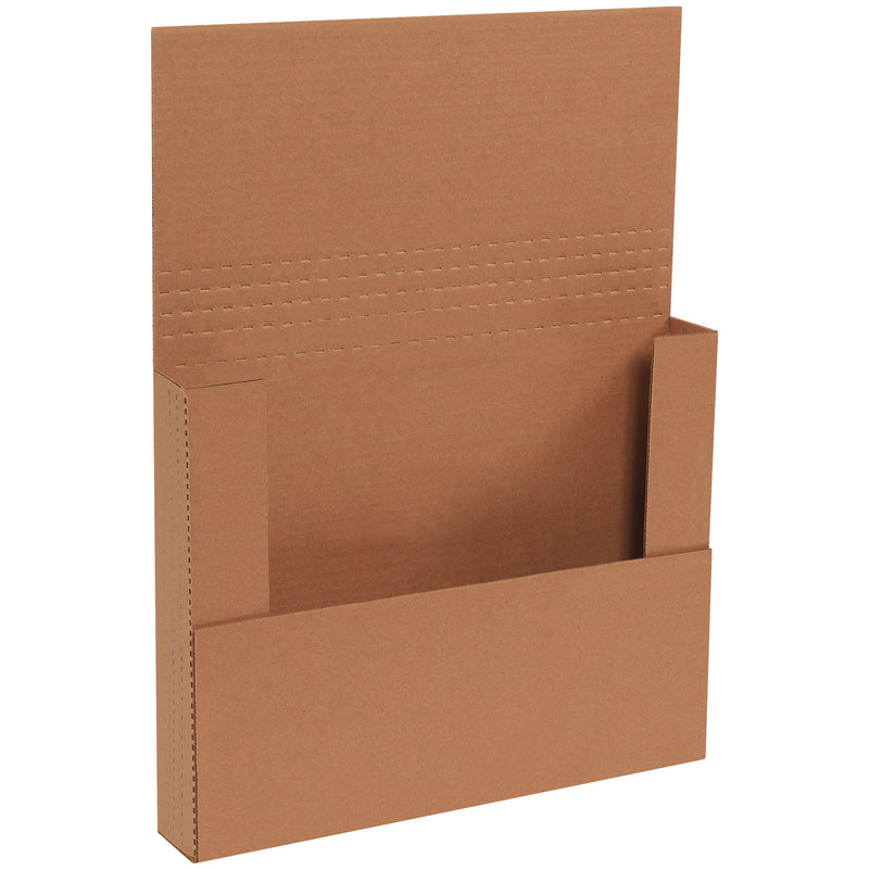 14 1/4 x 11 1/4 x 2" Kraft Easy-Fold Mailers, Bundle Of 50 Bundle Of 50